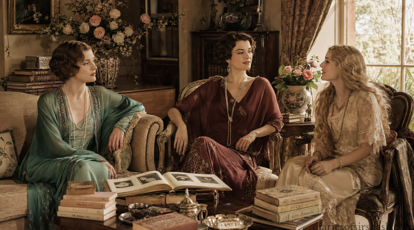 Florence Craye Honoria Glossop and Madeline Bassett